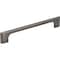 Jeffrey Alexander 160 mm Center-to-Center Brushed Pewter Asymmetrical Leyton Cabinet Pull 286-160BNBDL - alternate 1
